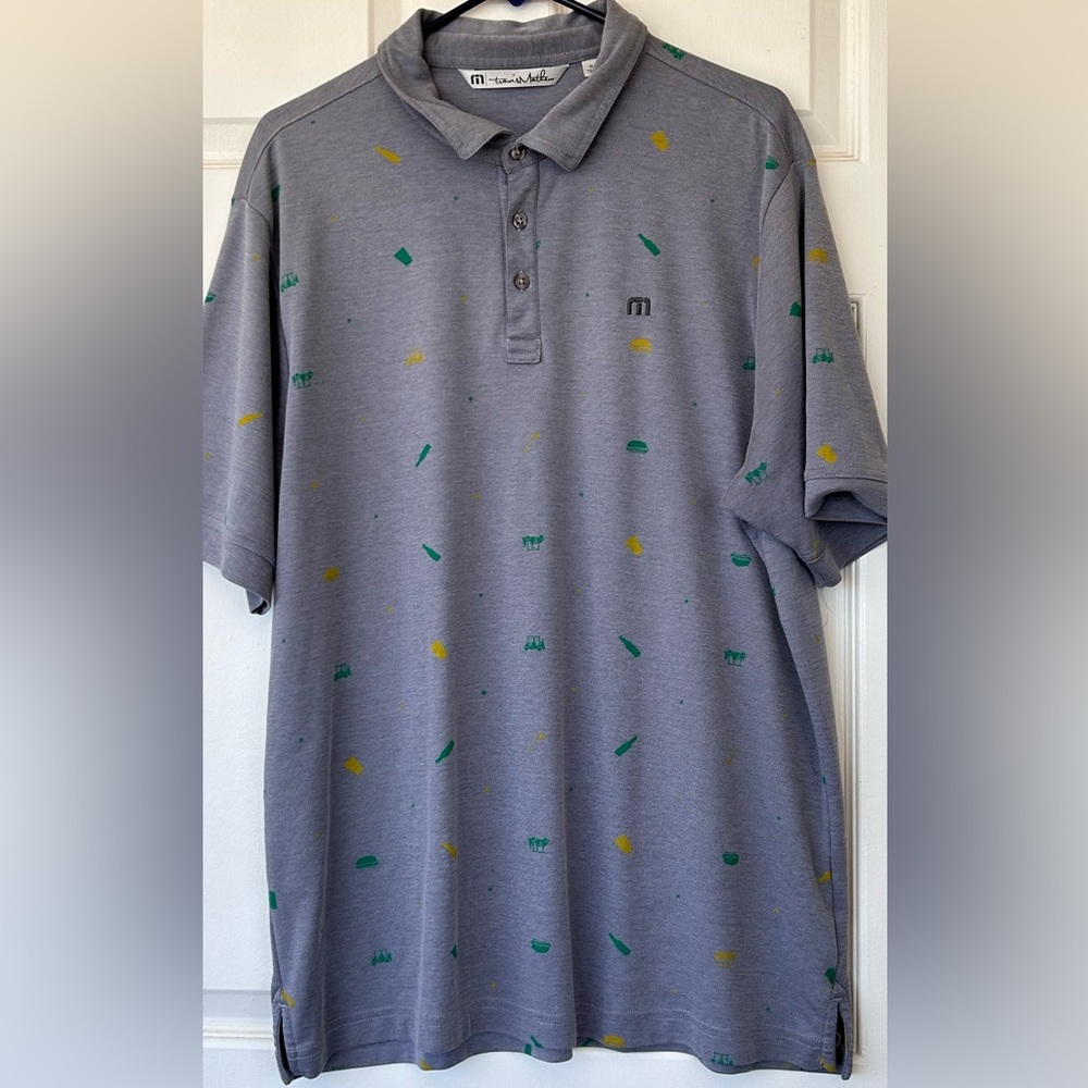 Travis Mathew Men’s Short‎ Sleeved Golf Polo Size XL